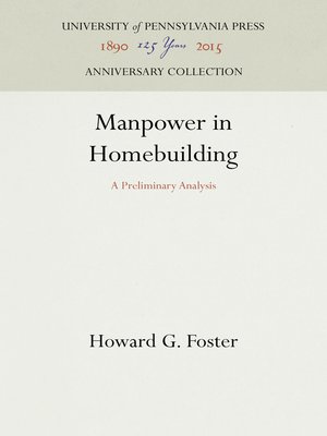 cover image of Manpower in Homebuilding